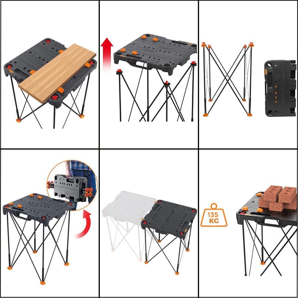 WorxWORX WX066 Çok Fonksiyonlu Katlanabilir Çalışma TezgâhıWX066