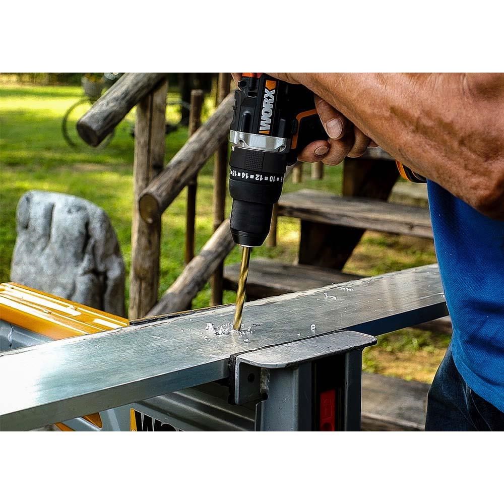 WorxWORX WX102 20Volt/2.0Ah Li-ion Çift Akülü Kömürsüz Profesyonel Şarjlı MatkapWX102
