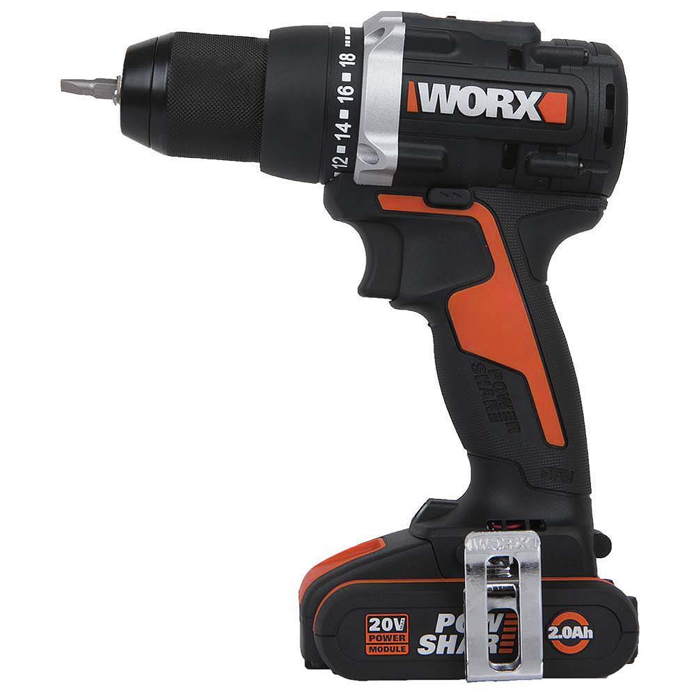 WorxWORX WX102 20Volt/2.0Ah Li-ion Çift Akülü Kömürsüz Profesyonel Şarjlı MatkapWX102