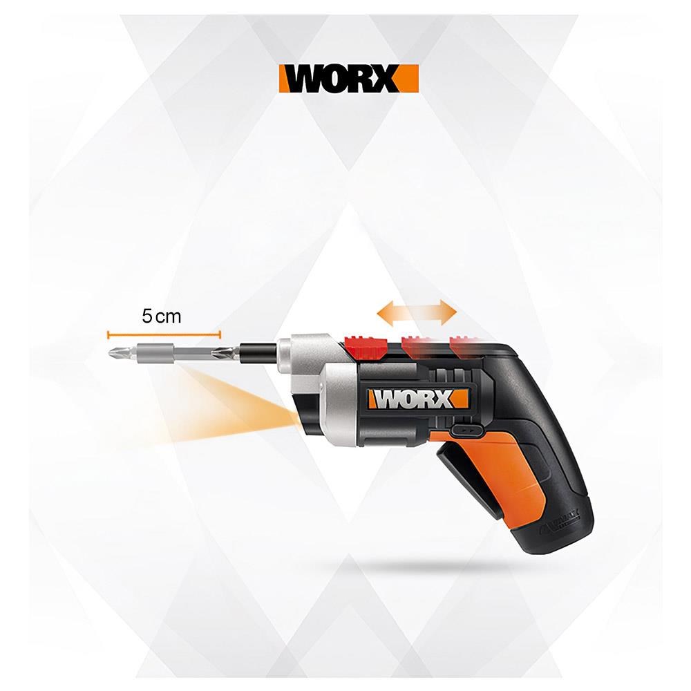 WorxWORX WX252 4Volt/1.5Ah. Li-ion Şarjlı Tornavida + 10 adet Bits UçWX252