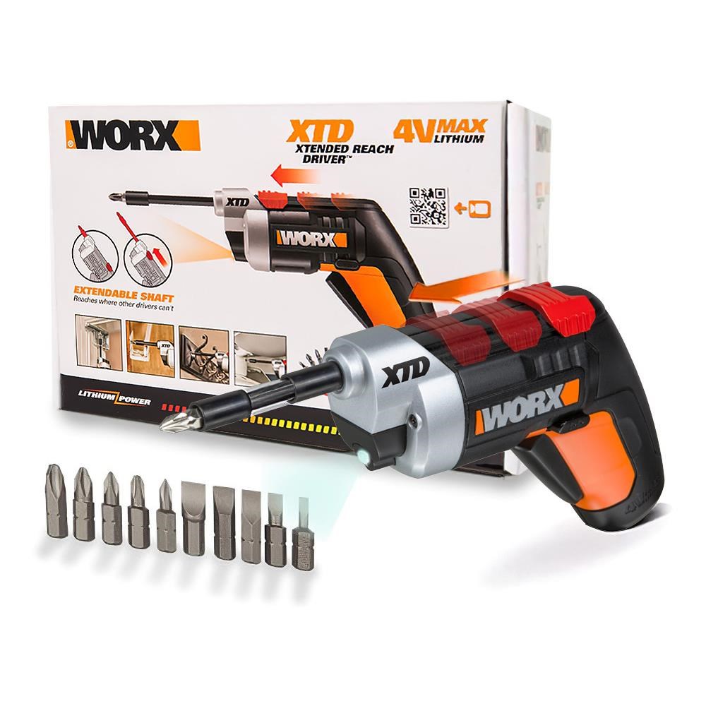 WorxWORX WX252 4Volt/1.5Ah. Li-ion Şarjlı Tornavida + 10 adet Bits UçWX252