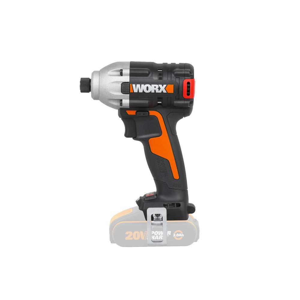 WorxWORX WX261.9 20Volt 260Nm Kömürsüz Profesyonel Darbeli Tornavida (Akü Dahil Değildir)WX261.9