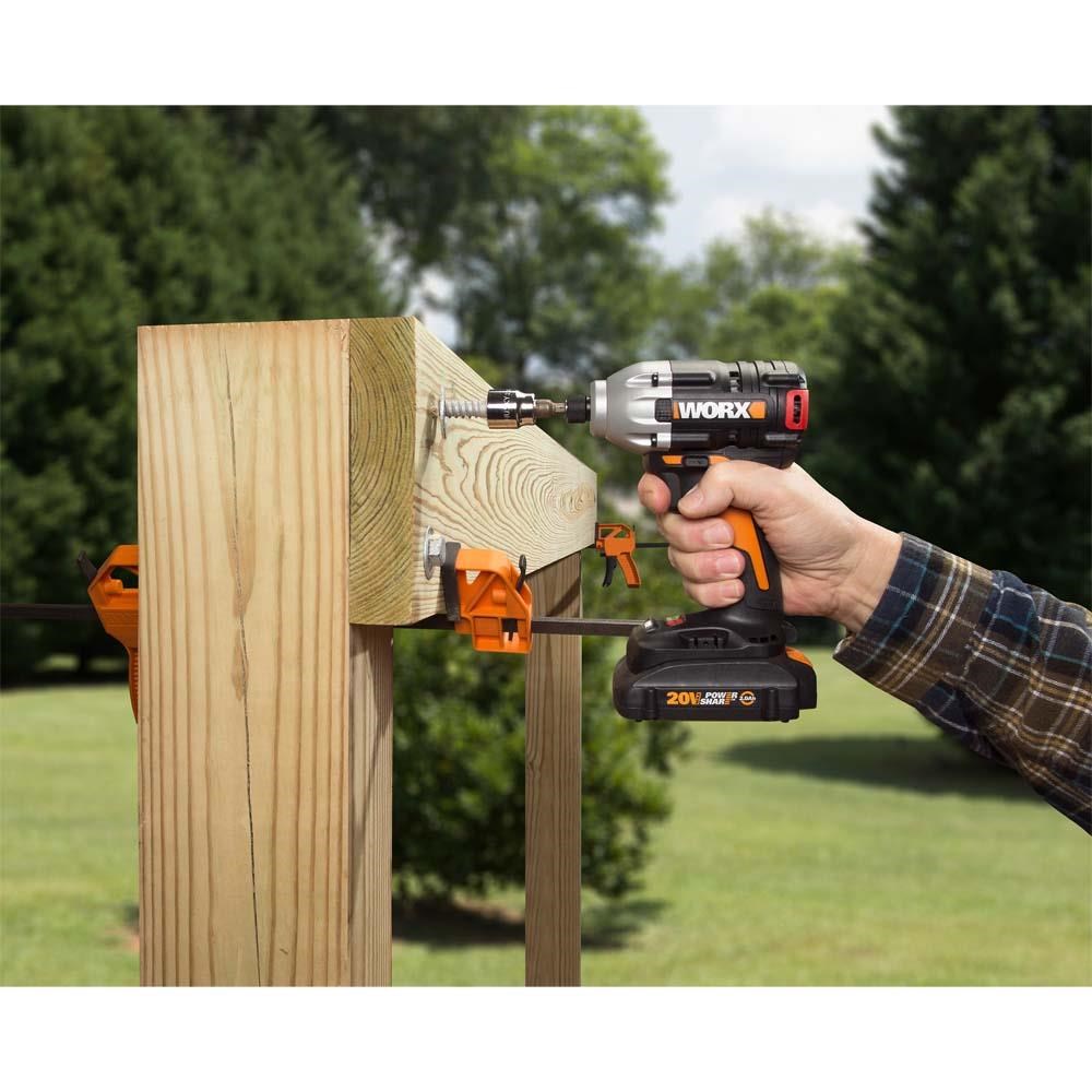 WorxWORX WX261.9 20Volt 260Nm Kömürsüz Profesyonel Darbeli Tornavida (Akü Dahil Değildir)WX261.9