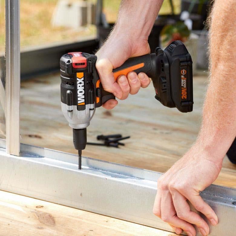 WorxWORX WX261.9 20Volt 260Nm Kömürsüz Profesyonel Darbeli Tornavida (Akü Dahil Değildir)WX261.9