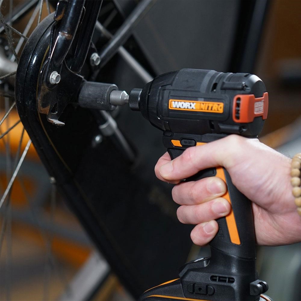 WorxWORX WX265 20Volt 2.0Ah Li-ion Çift Akülü 200Nm Kömürsüz Profesyonel Şarjlı Darbeli TornavidaWX265