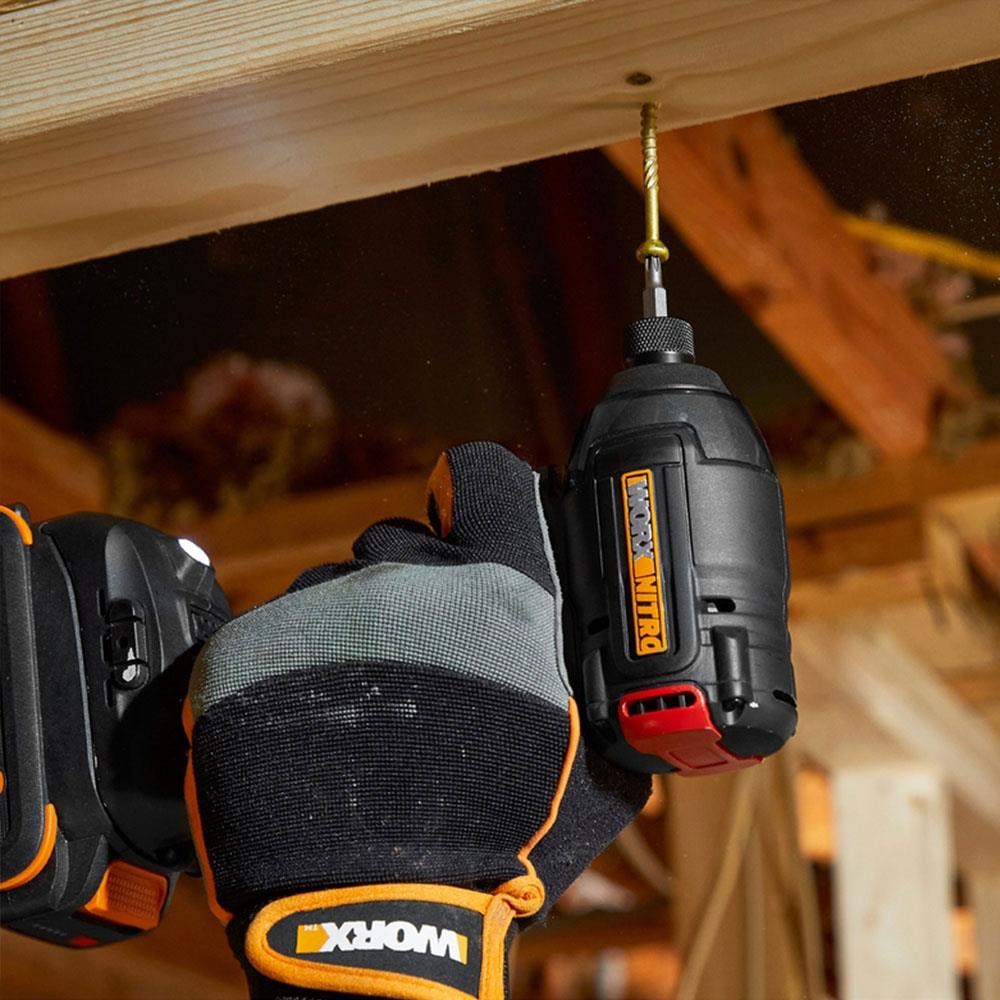 WorxWORX WX265 20Volt 2.0Ah Li-ion Çift Akülü 200Nm Kömürsüz Profesyonel Şarjlı Darbeli TornavidaWX265