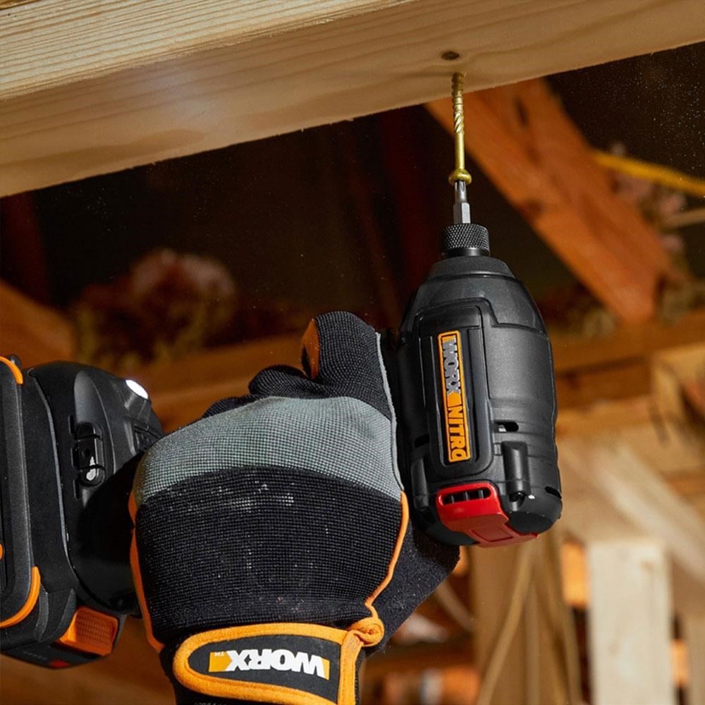 WorxWORX WX265 20Volt 2.0Ah Li-ion Çift Akülü 200Nm Kömürsüz Profesyonel Şarjlı Darbeli TornavidaWX265