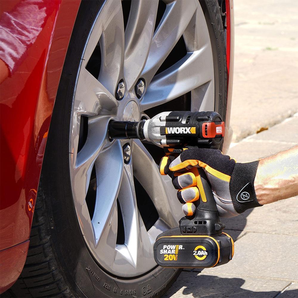 WorxWORX WX272 20Volt/2.0Ah Li-ion Çift Akülü Şarjlı 300Nm Kömürsüz Profesyonel Somun SıkmaWX272