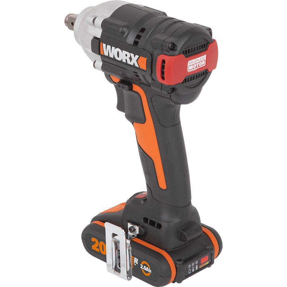 WorxWORX WX272 20Volt/2.0Ah Li-ion Çift Akülü Şarjlı 300Nm Kömürsüz Profesyonel Somun SıkmaWX272