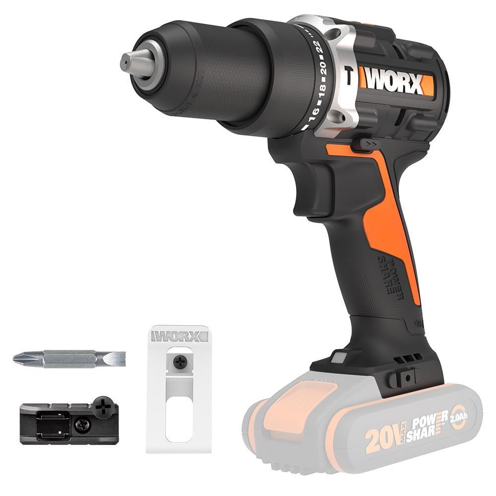 WorxWORX WX352.9 20Volt Kömürsüz Profesyonel Şarjlı Darbeli Matkap (Akü Dahil Değildir)WX352.9