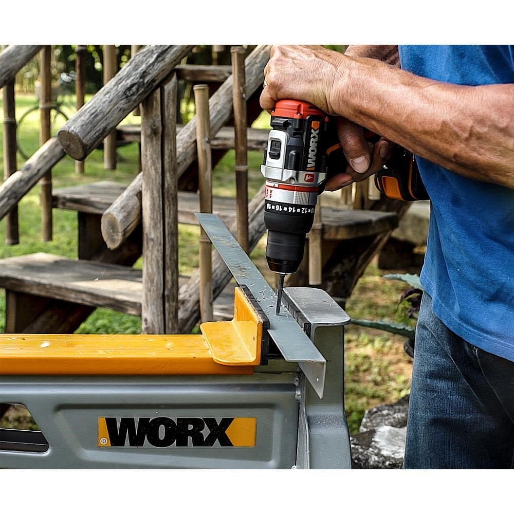 WorxWORX WX354.9C 20Volt/2.0Ah Li-ion Tek Akülü Kömürsüz Profesyonel Darbeli Şarjlı MatkapWX354.9C