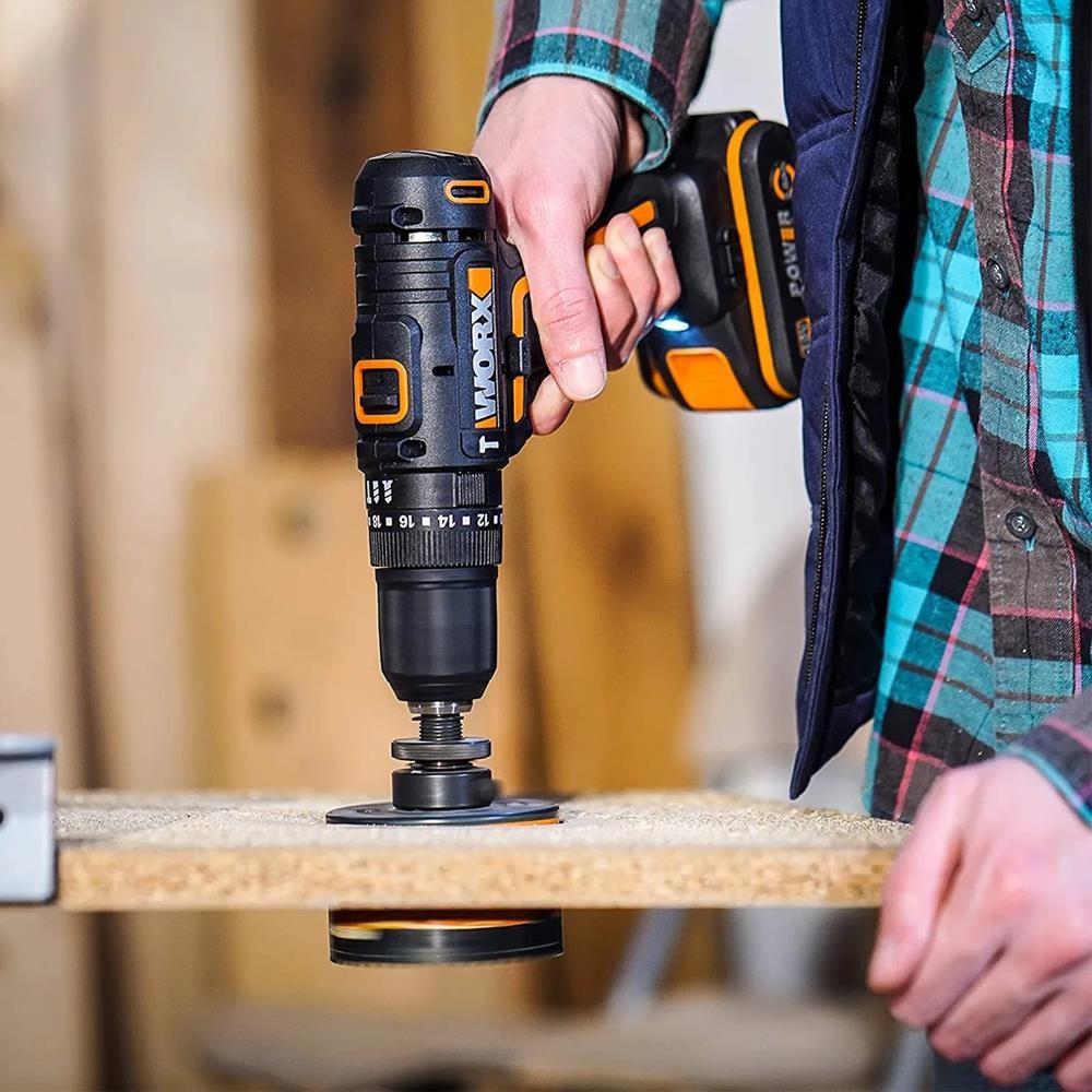 WorxWORX WX370.9 20Volt Profesyonel Şarjlı Darbeli Matkap (Akü Dahil Değildir)WX370.9