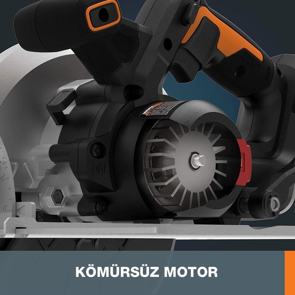 WorxWORX WX520 20Volt 4.0Ah. Li-ion Kömürsüz Profesyonel Daire TestereWX520