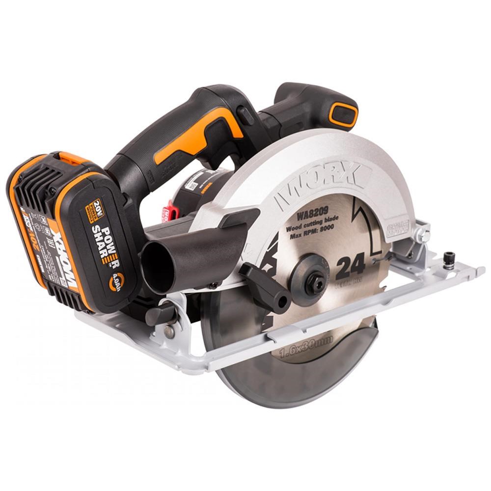WorxWORX WX520 20Volt 4.0Ah. Li-ion Kömürsüz Profesyonel Daire TestereWX520