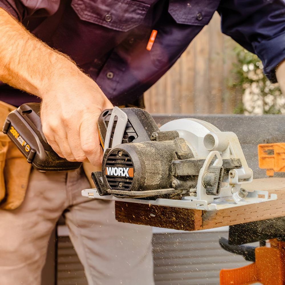 WorxWORX WX531 20Volt 2.0Ah. Li-ion 120mm Kömürsüz Profesyonel Çok Amaçlı Daire TestereWX531