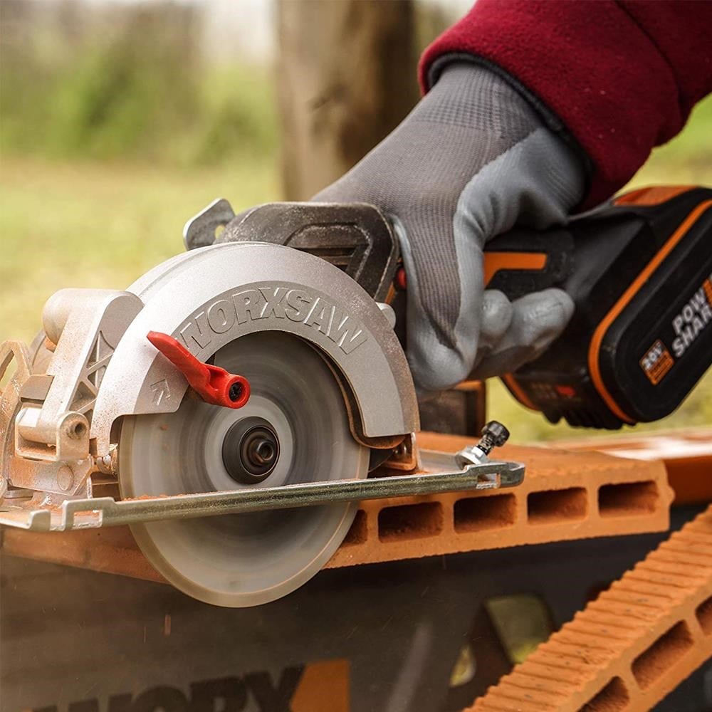 WorxWORX WX531 20Volt 2.0Ah. Li-ion 120mm Kömürsüz Profesyonel Çok Amaçlı Daire TestereWX531