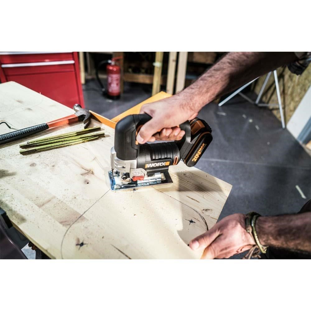 WorxWORX WX543.9 20Volt Profesyonel Dekupaj Testere (Akü Dahil Değildir)WX543.9