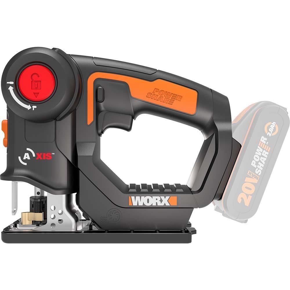 WorxWORX WX550.9 20Volt Profesyonel Dekupaj ve Tilki Kuyruğu Testere (Akü Dahil Değildir)WX550.9
