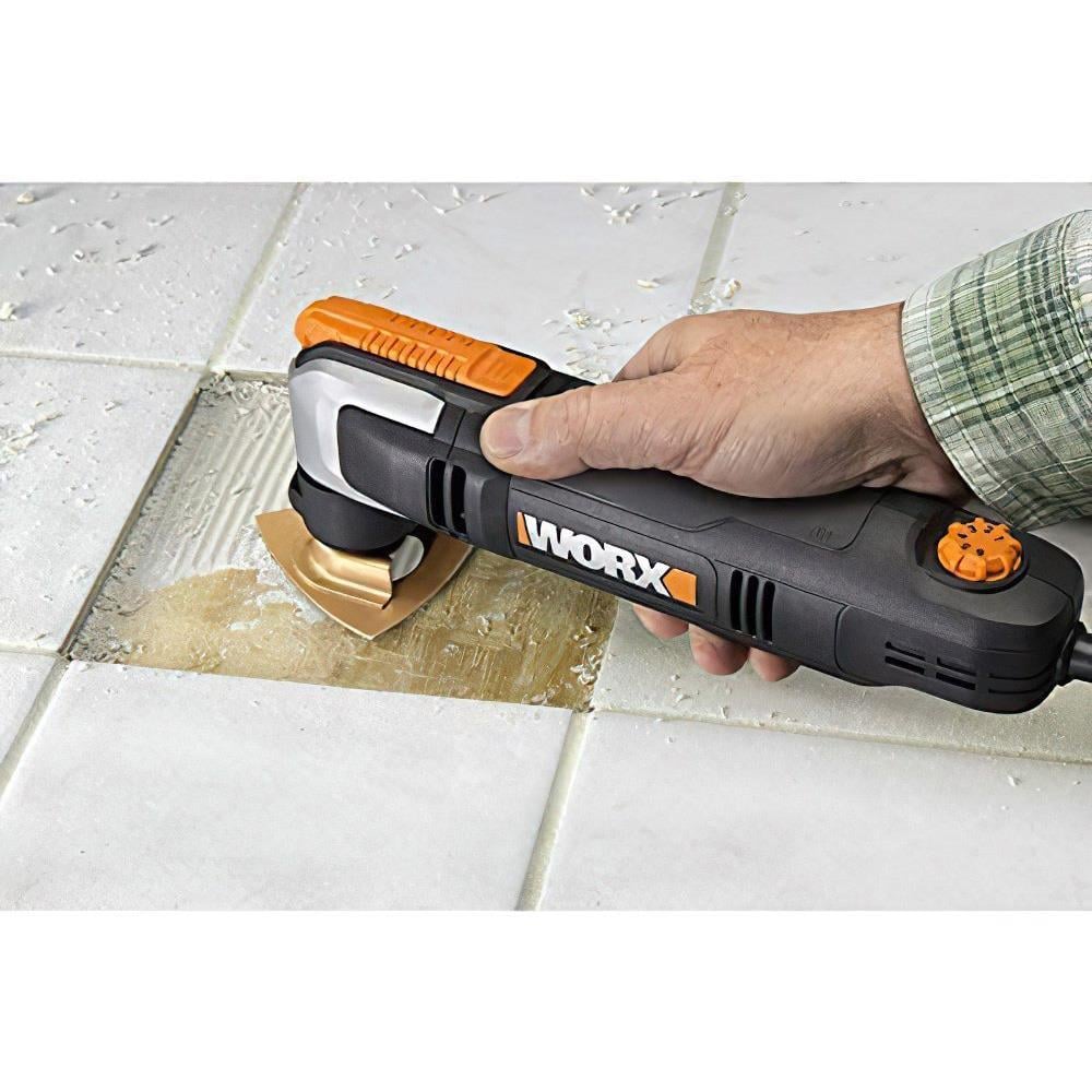 WorxWORX WX686 250Watt Profesyonel Çok Amaçlı Devir Ayarlı Kesme Raspalama ve Zımpara + 19 Adet AksesuarWX686