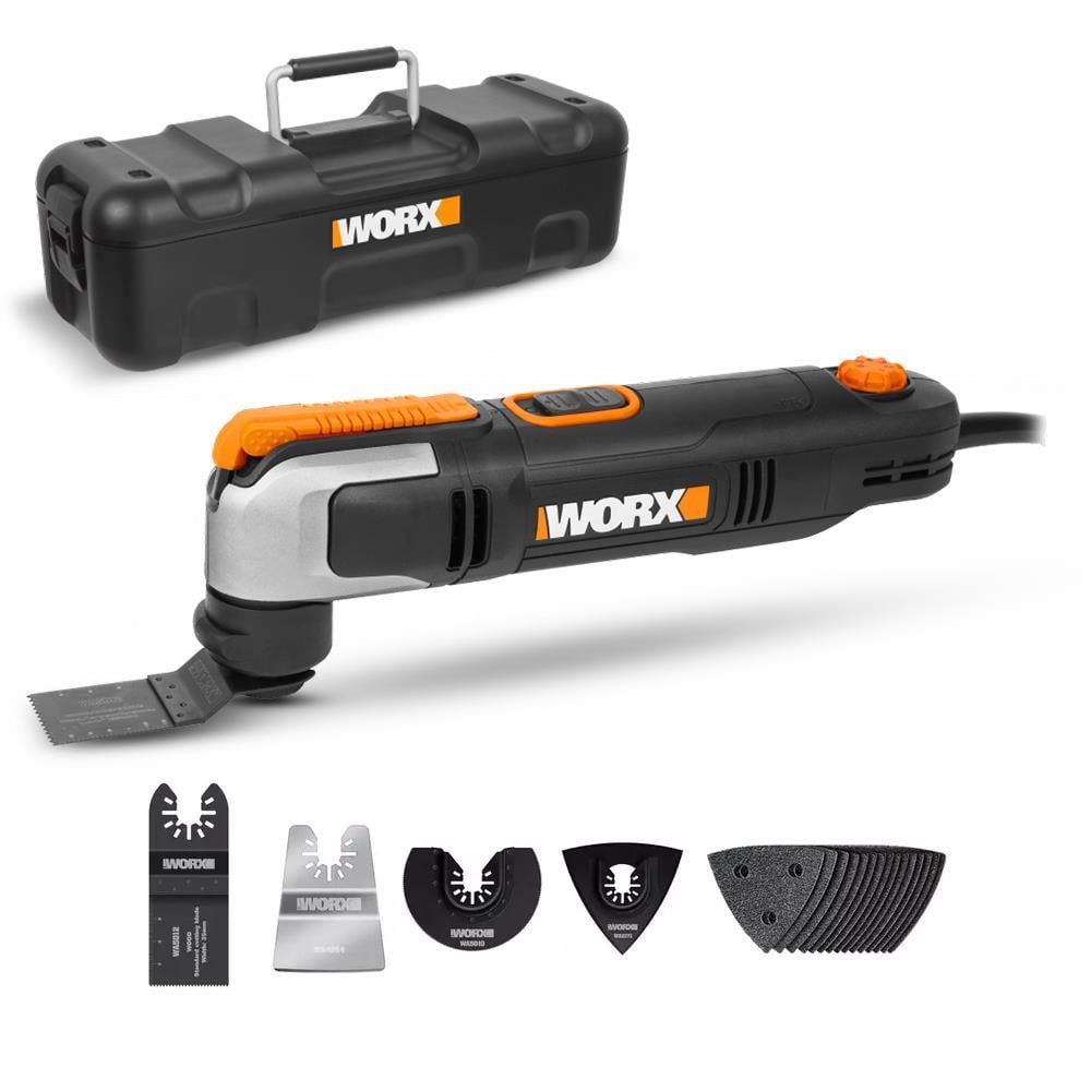 WorxWORX WX686 250Watt Profesyonel Çok Amaçlı Devir Ayarlı Kesme Raspalama ve Zımpara + 19 Adet AksesuarWX686