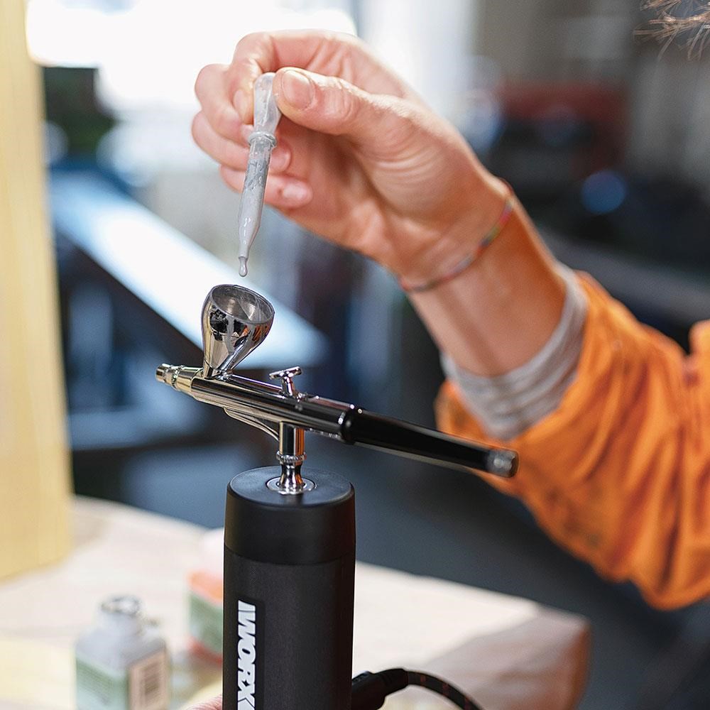 WorxWORX WX742.9 MAKERX 20Volt Profesyonel Mini Air Brush Boya Tabancası (Akü Dahil Değildir)WX742.9