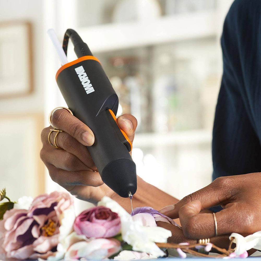 WorxWORX WX746.9 MAKERX 20Volt Profesyonel Sıcak Mum Silikon Tabancası + 10 Silikon (Akü Dahil Değildir)WX746.9