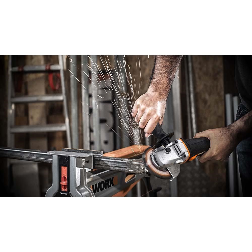 WorxWORX WX800.9 20Volt 115mm Profesyonel Avuç Taşlama (Akü Dahil Değildir)WX800.9