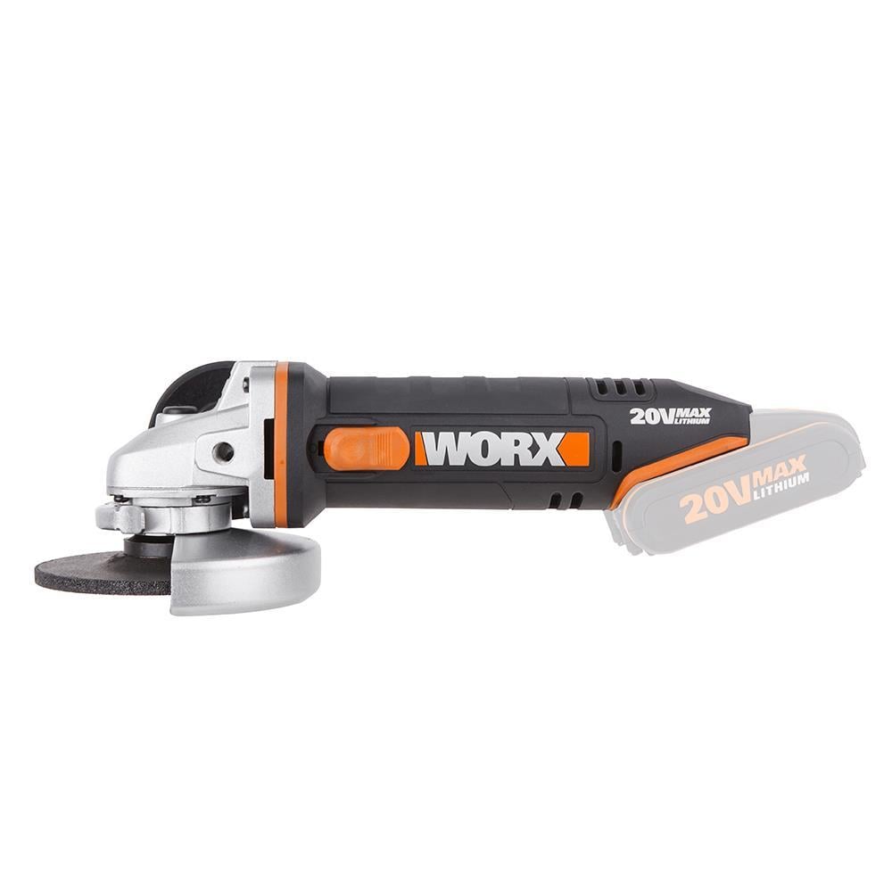 WorxWORX WX800.9 20Volt 115mm Profesyonel Avuç Taşlama (Akü Dahil Değildir)WX800.9