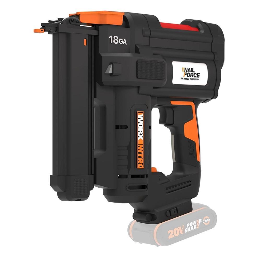 WorxWORX WX844.9 20Volt 16-40mm Profesyonel Şarjlı Zımba Makinesi + 2700 Adet Yedek Zımba (Akü Dahil Değildir)WX844.9
