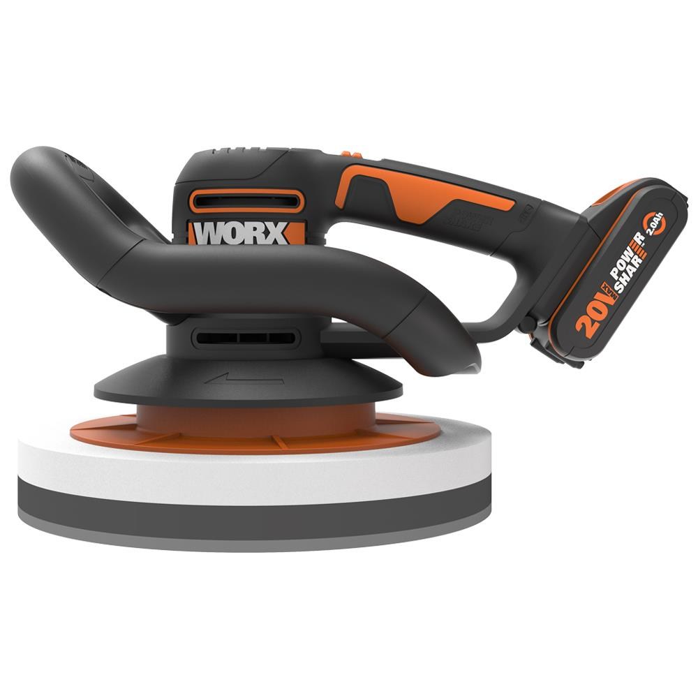 WorxWORX WX856 20Volt 2.0Ah. Li-ion 254MM Şarjlı Orbital Polisaj MakinesiWX856