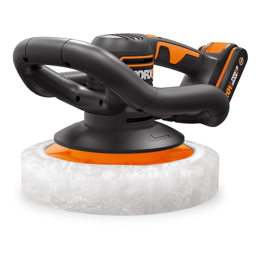 WorxWORX WX856 20Volt 2.0Ah. Li-ion 254MM Şarjlı Orbital Polisaj MakinesiWX856
