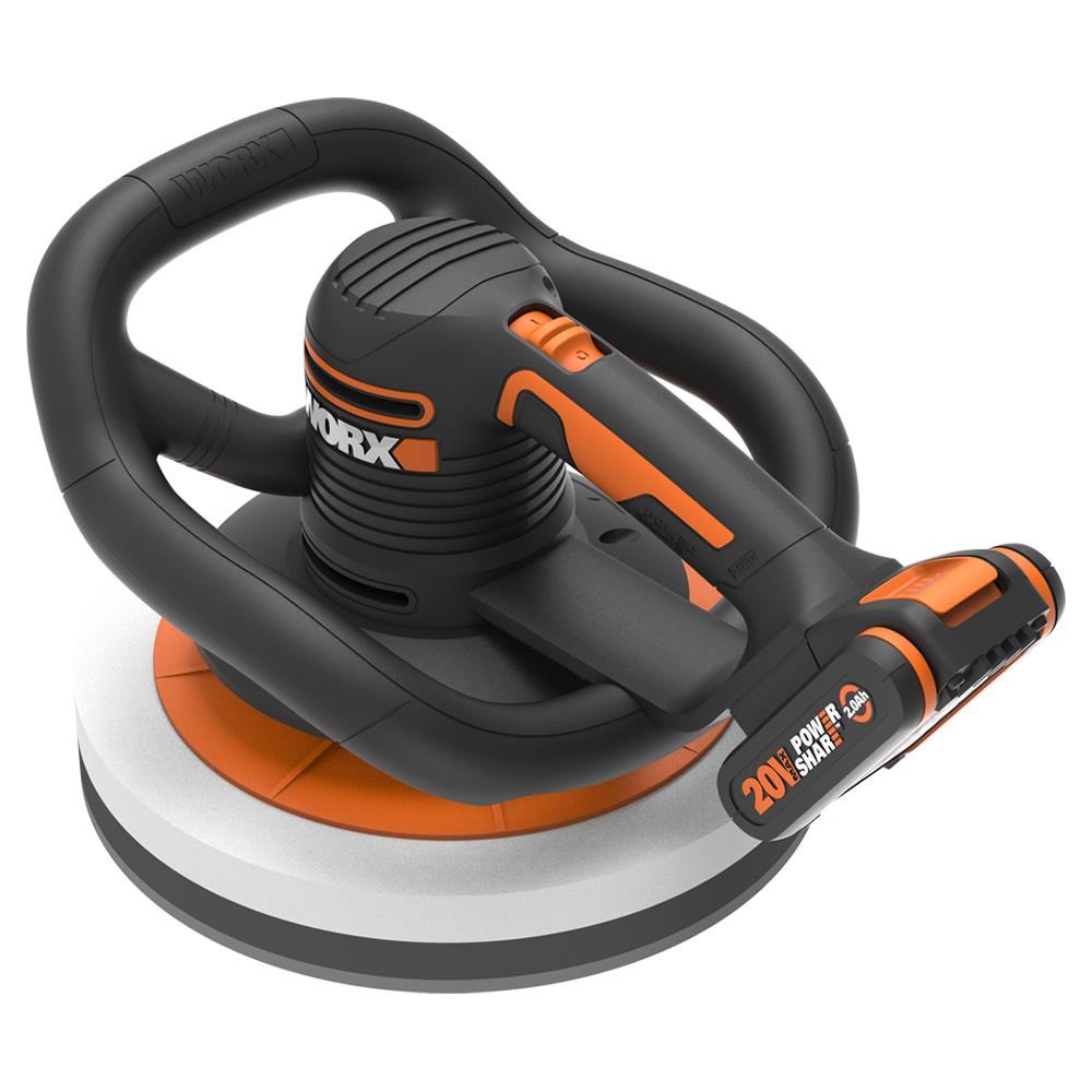WorxWORX WX856 20Volt 2.0Ah. Li-ion 254MM Şarjlı Orbital Polisaj MakinesiWX856