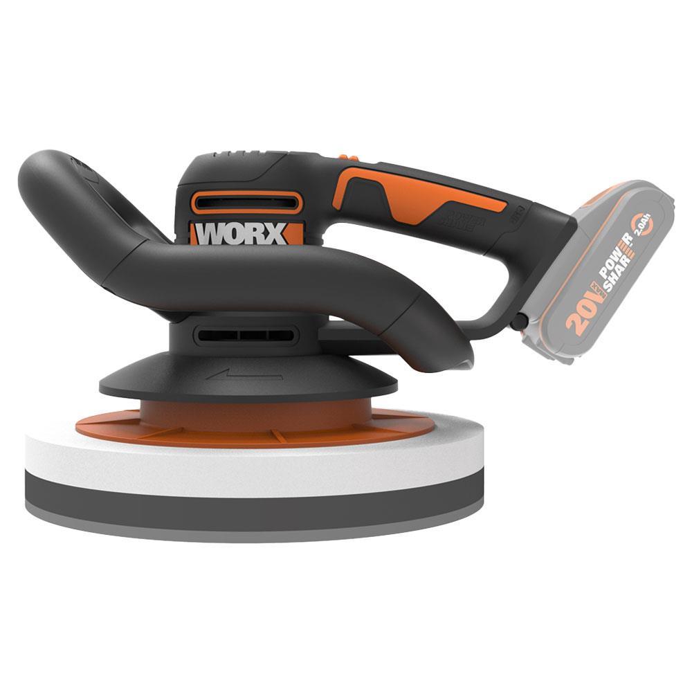 WorxWORX WX856.9 20Volt 254MM Şarjlı Orbital Polisaj Makinesi (Akü Dahil Değildir)WX856.9