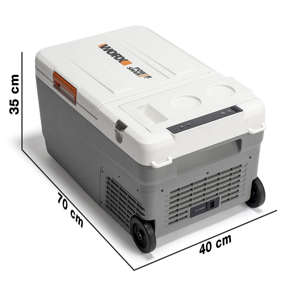 WorxWorx WX876.9 12/24/220Volt 22Litre Kompresörlü Outdoor Oto Buzdolabı (Akü Dahil Değildir)WX876.9