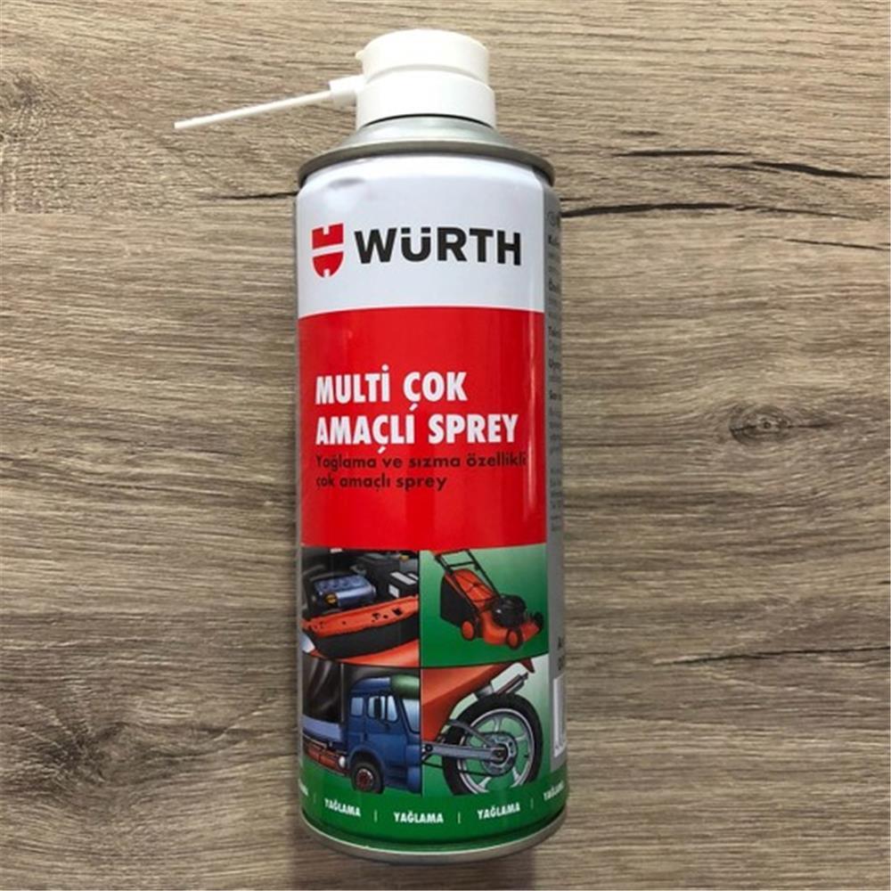 WÜRTHWürth 0893 055 40 400ml Multi Çok Amaçlı Sprey Yağlama Ve Sızma Özellikli4058794354119