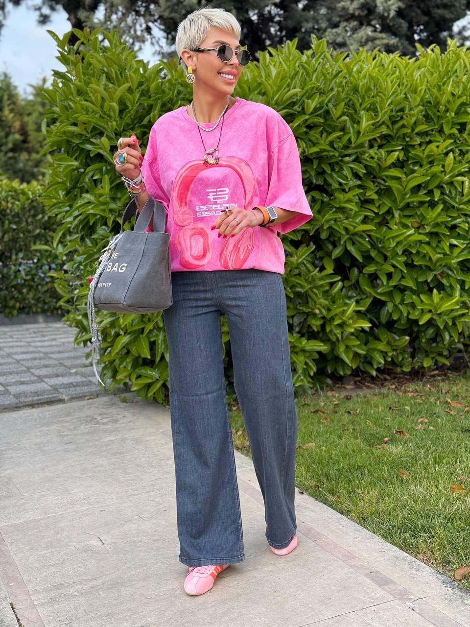ANTRASİT BELİ LASTİKLİ PALAZZO JEAN PANTOLON