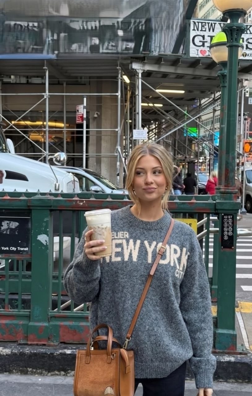 Bisiklet Yaka Newyork Kazak Antrasit