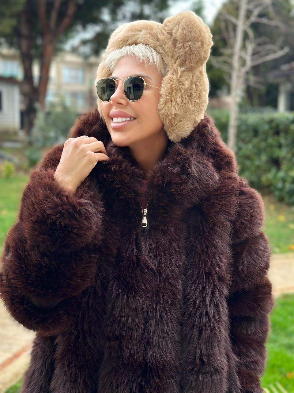 CAMEL TAVŞAN KULAKLIKLI GENİŞ BANDANA KULAKLIK