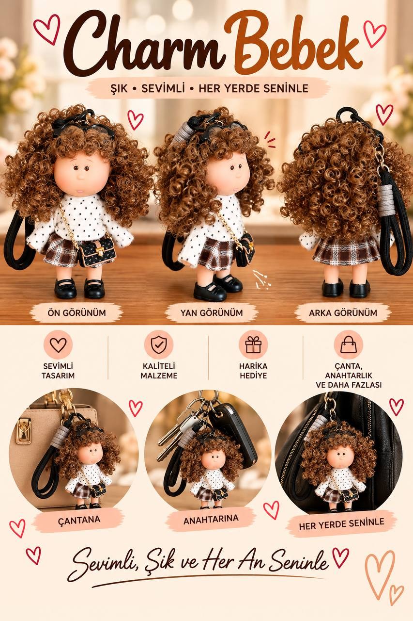 CHARM BEBEK AKSESUAR PUANTİYELİ BEYAZ