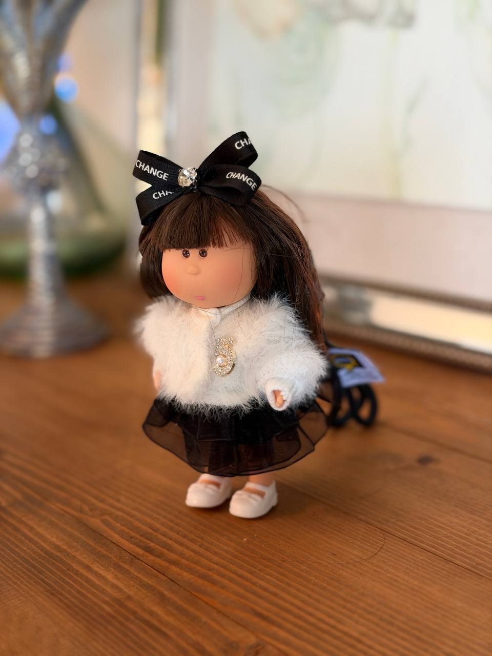 CHARM BEBEK AKSESUAR SİYAH KURDELE TOKALI