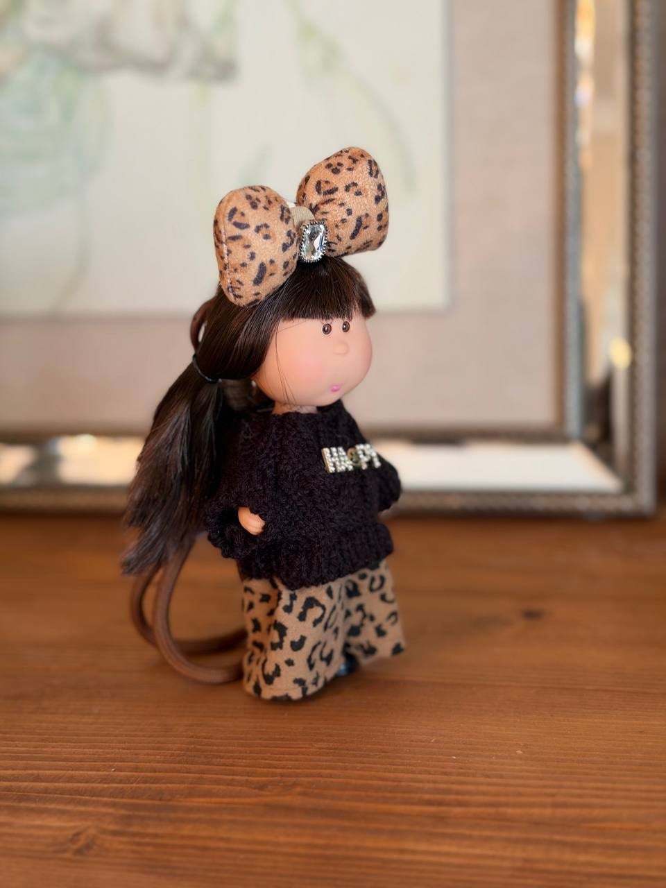 CHARM BEBEK AKSESUAR SİYAH LEOPAR