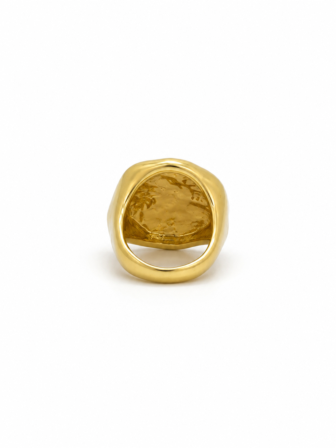 Gold Çerçeveli Sedef Taşlı Yüzük