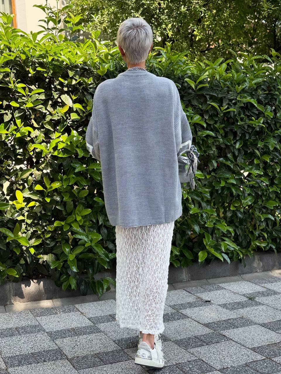 GRİ CLEVELAND OVERSIZE TRİKO KAZAK