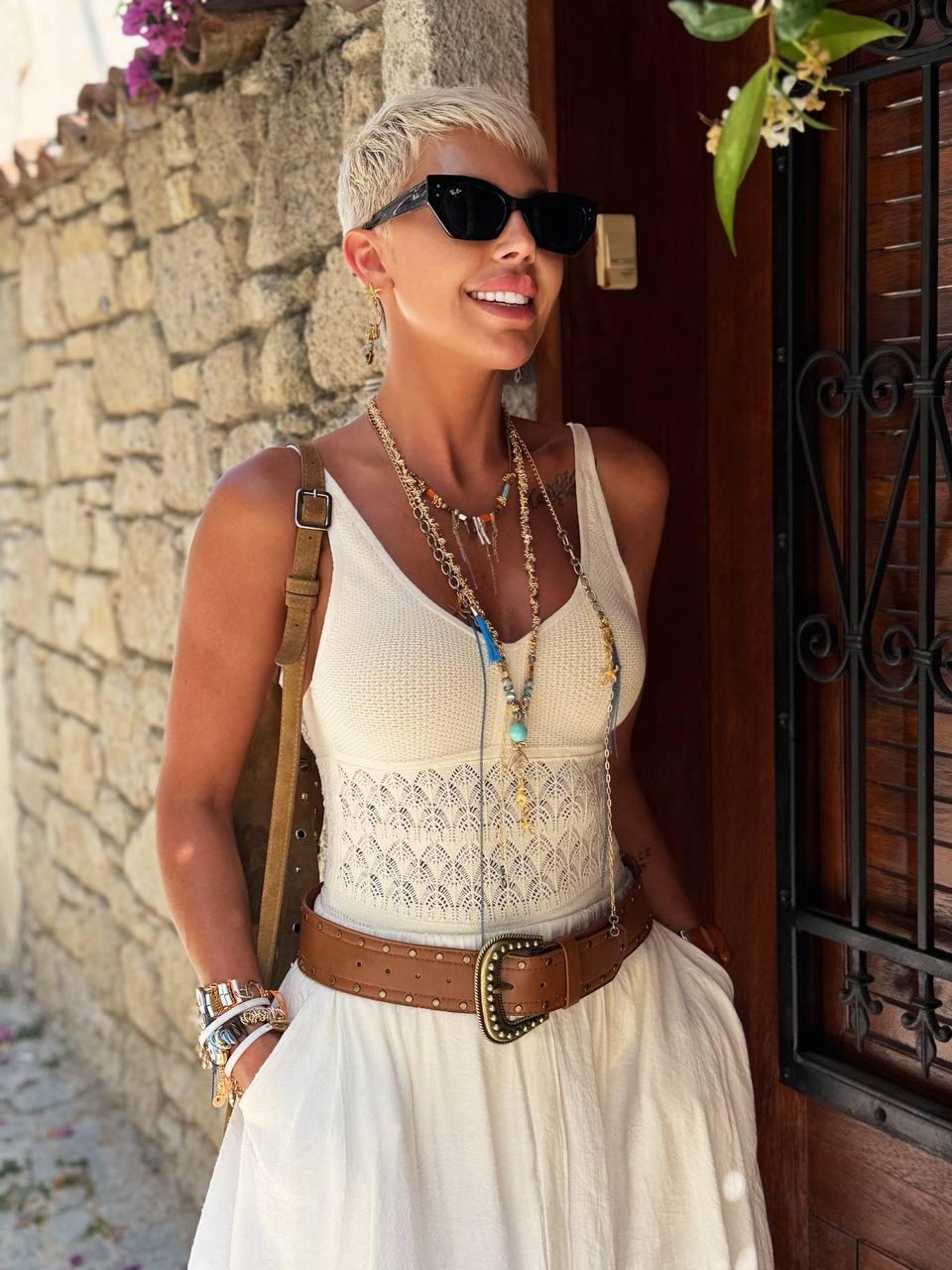 KREM MOTİF DETAY ORİJİNAL MARKA MAYO