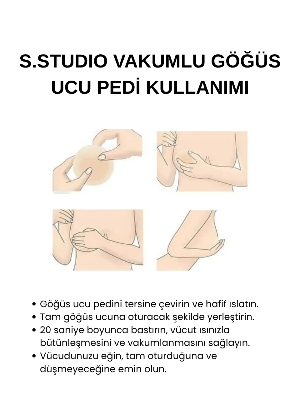 S.STUDIO TEN GÖĞÜS UCU PEDİ