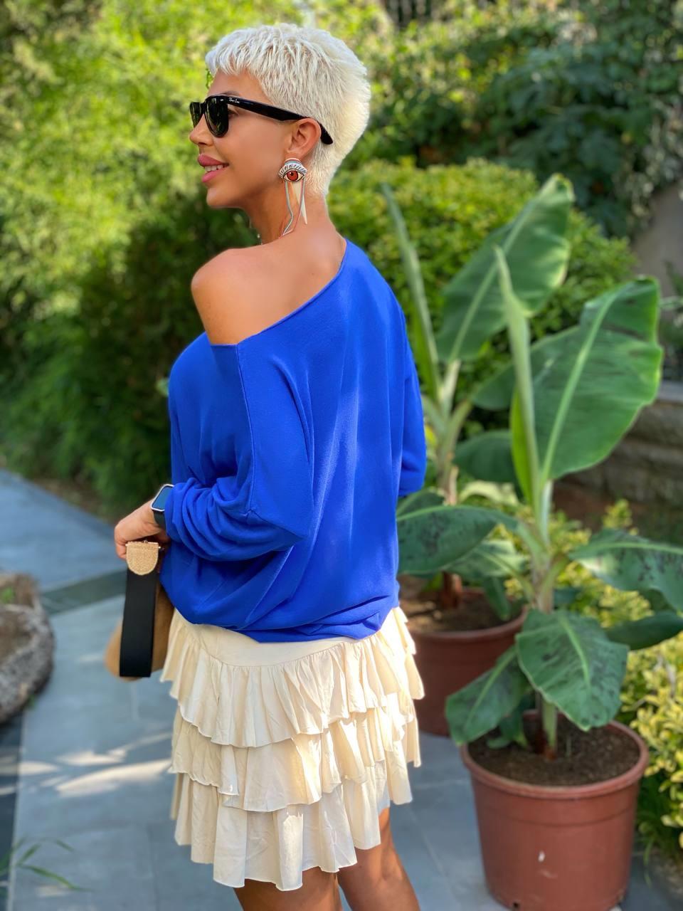 SAKS KAYIK YAKA MERSERİZE