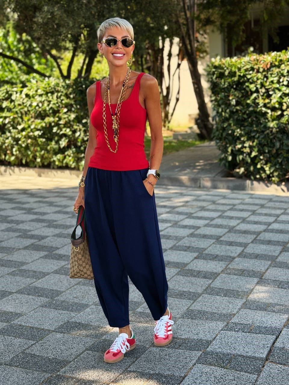 Şalvar Model Modal Pantolon - Lacivert