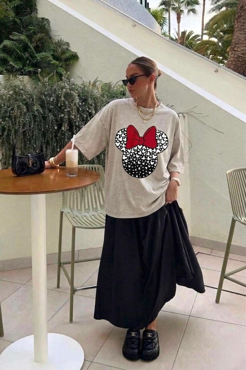 TAŞ PAPYON MICKEY BASKILI TSHIRT