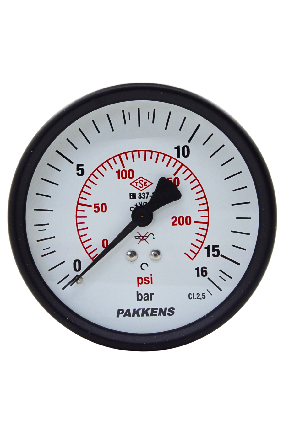 PAKKENS MAN.Q100 ark.ç.met.KL 2,5 16 bar O2