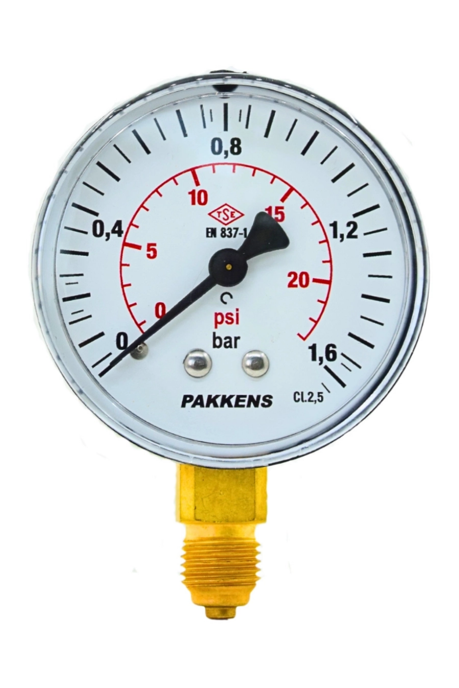 PAKKENS MANOMETRE Ø63  1..-..600 BAR